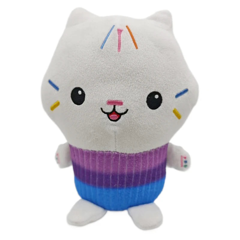 New Gabby Dollhouse Plush Toy Mercat Cartoon Stuffed Animals Smiling Cat Car Cat Hug Gaby Girl Dolls Kids Christmas Gifts