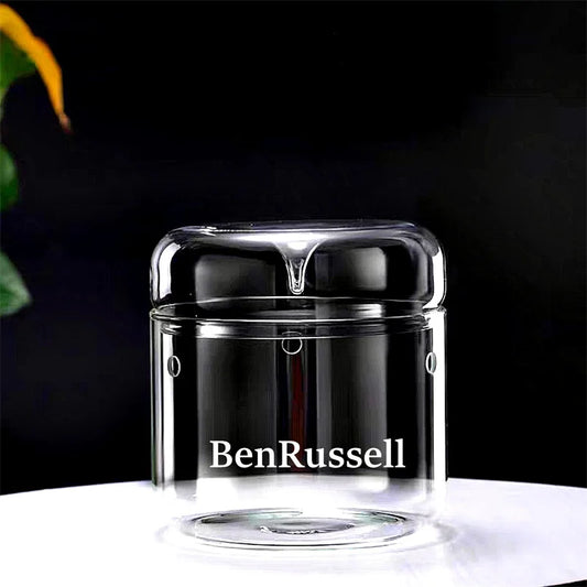 Micro Landscape Glass Bottles With Dew Collection Cover Glass Vase Landscaping Succulent Moss Bansai Landscape Glass Terrarium