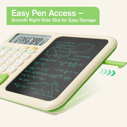 Desk Basic Calculator with Notepad for School Cute Simple Big Button Standard Kawaii Calculator for Desk Back to School Supplies