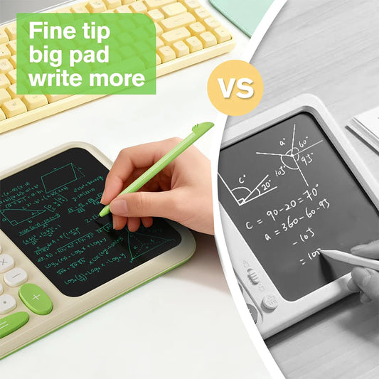 Desk Basic Calculator with Notepad for School Cute Simple Big Button Standard Kawaii Calculator for Desk Back to School Supplies