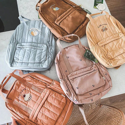 KS Baby Backpack Primary Schoolbag Kindergarten Kids Bags Brand Traveling Mom Cherry Lemon Children's Boys Girls Gift Storage