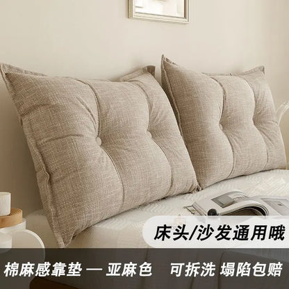 60CM Creativity Modern Headboard Cushion Living Room Sofa Backrest Lumbar Soft Bag Pillow Bedroom Reading Pillow Tatami Cushion