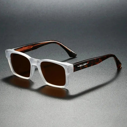Quality Men Square Polarized Sunglasses Men Metal Core Sun Glasses Travel Hiking Beach Fishing Eyewear UV400 Gafas De Sol
