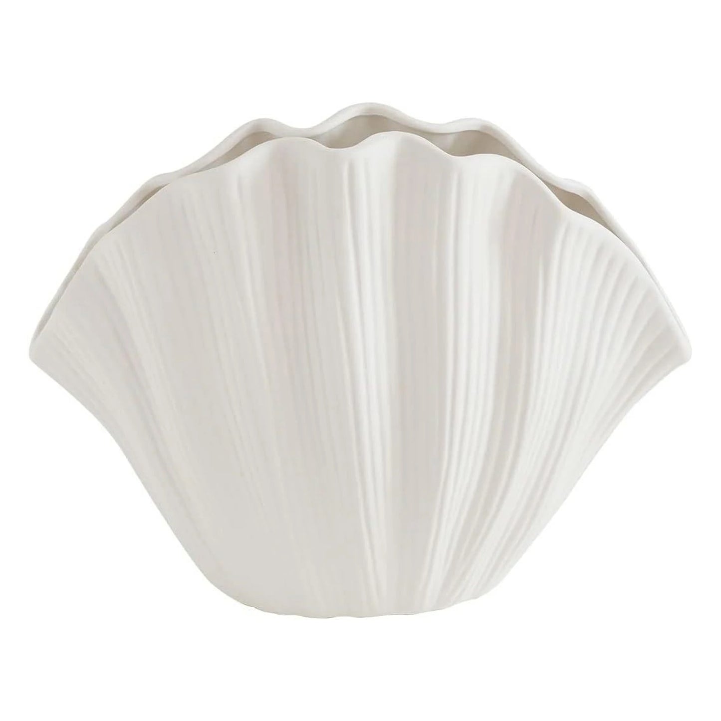 Shell Ceramic Vase Dried Flowers Handmade Vases for Home Decoration
