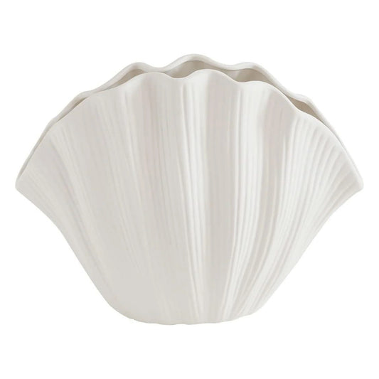 Shell Ceramic Vase Dried Flowers Handmade Vases for Home Decoration