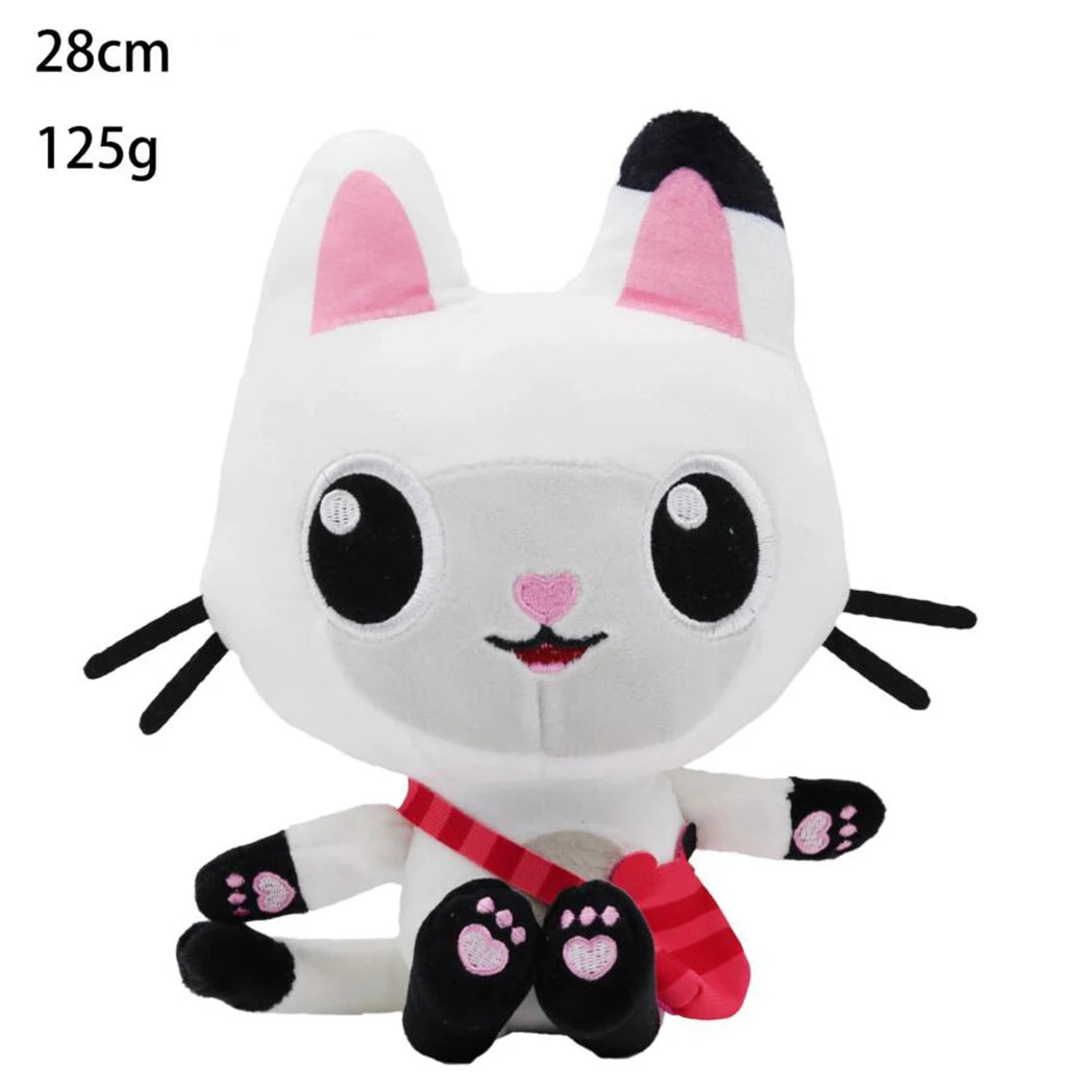 2025 New Style Gabby Dollhouse Plush Toy Mercat Cartoon Stuffed Animals Mermaid Cat Plushie Doll Kids Birthday Christams Gifts