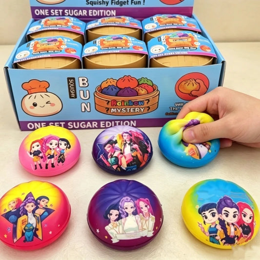 2026PU  Squishy Dumpling decompression toy dumpling shaped inspired by cartoons movies stress squeeze toy office accessories