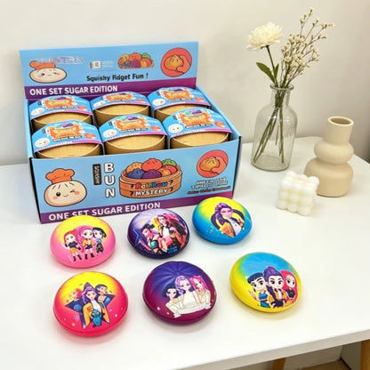 2026PU  Squishy Dumpling decompression toy dumpling shaped inspired by cartoons movies stress squeeze toy office accessories
