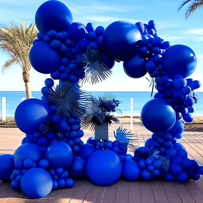 Royal Blue Balloon Arch Garland Kit — 126 Pieces