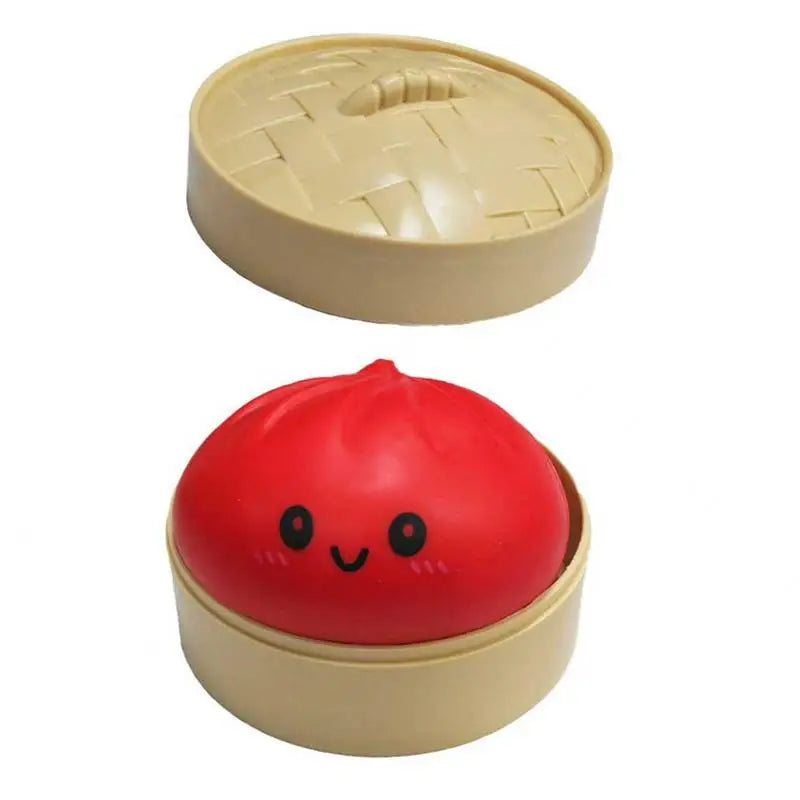 Cute Squishy Dumpling Ball Simulation Stress Relief Toy Soft Slow Rebound for School Office Desk Relaxation