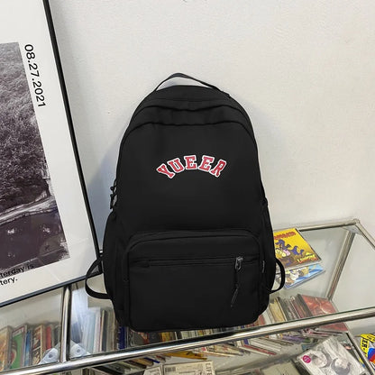 TRAVEASY Women Schoolbag Bookbags Solid Color Female Backpack Casual Woman Travel Bag High Quality Schoolbag for University Lady
