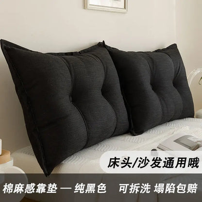 60CM Creativity Modern Headboard Cushion Living Room Sofa Backrest Lumbar Soft Bag Pillow Bedroom Reading Pillow Tatami Cushion