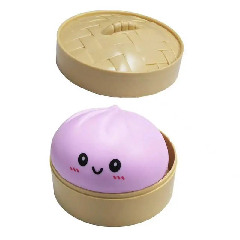Cute Squishy Dumpling Ball Simulation Stress Relief Toy Soft Slow Rebound for School Office Desk Relaxation