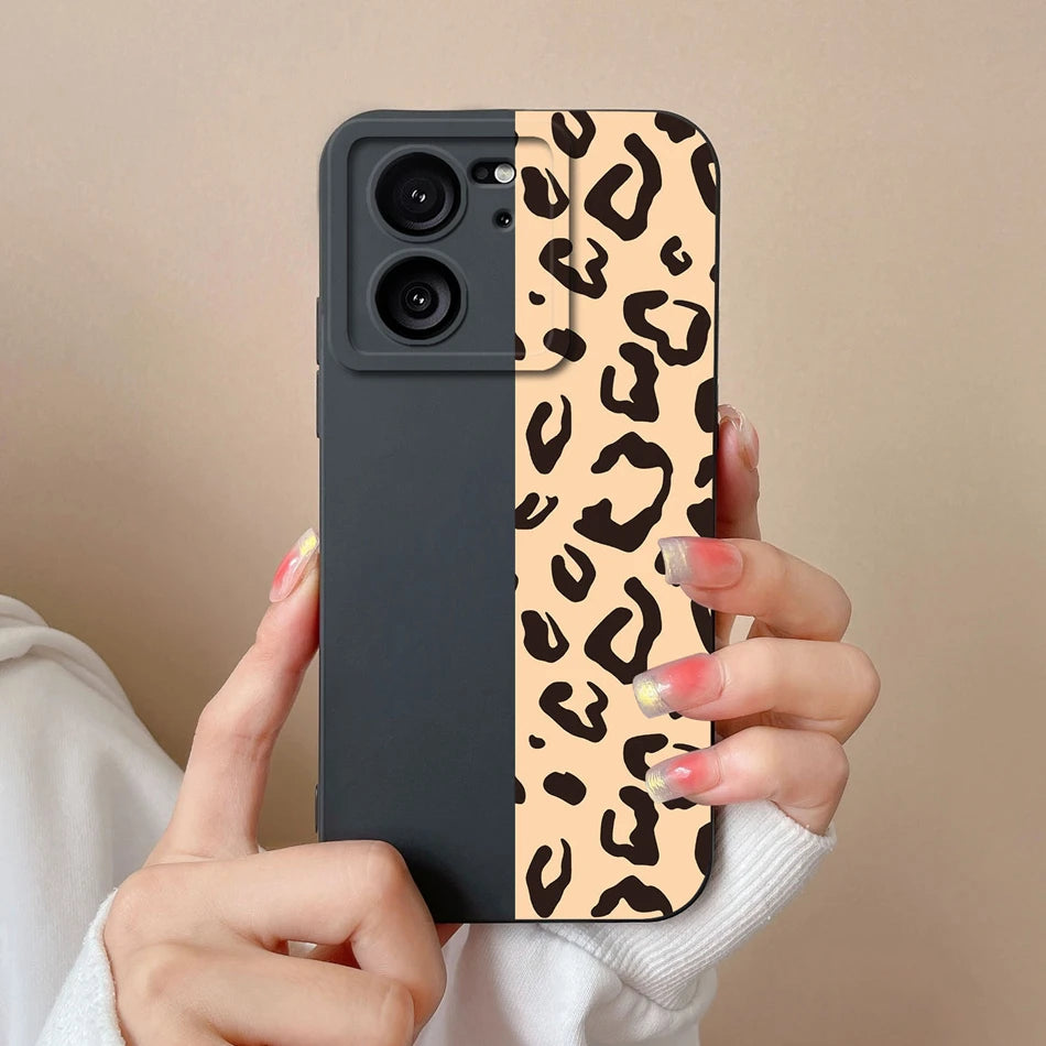For Xiaomi 13T Pro Case Love Heart Soft Liquid Silicone Camera Protection Back Cover For Xiaomi13T 13TPro Anti Drop Phone Cases