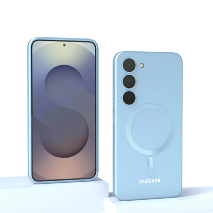 For Samsung Galaxy magnetic case S25 FE S25 S24 S23 S22 S21 S20 FE S25 Plus S25 Ultra Magnetic Liquid Silicone Shockproof Phone