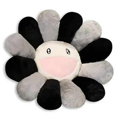 Cute Flower Plush Cushion Aesthetic Rainbow Floral Stuffed Pillow Sofa Decorative Pillow Office Back Stuffed Cushion Decor Gift