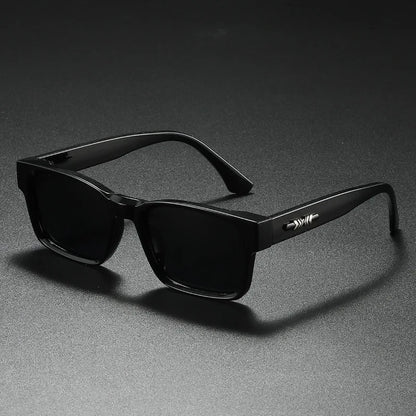 Quality Men Square Polarized Sunglasses Men Metal Core Sun Glasses Travel Hiking Beach Fishing Eyewear UV400 Gafas De Sol