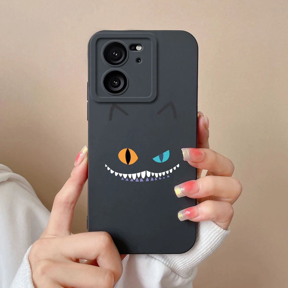 For Xiaomi 13T Pro Case Love Heart Soft Liquid Silicone Camera Protection Back Cover For Xiaomi13T 13TPro Anti Drop Phone Cases