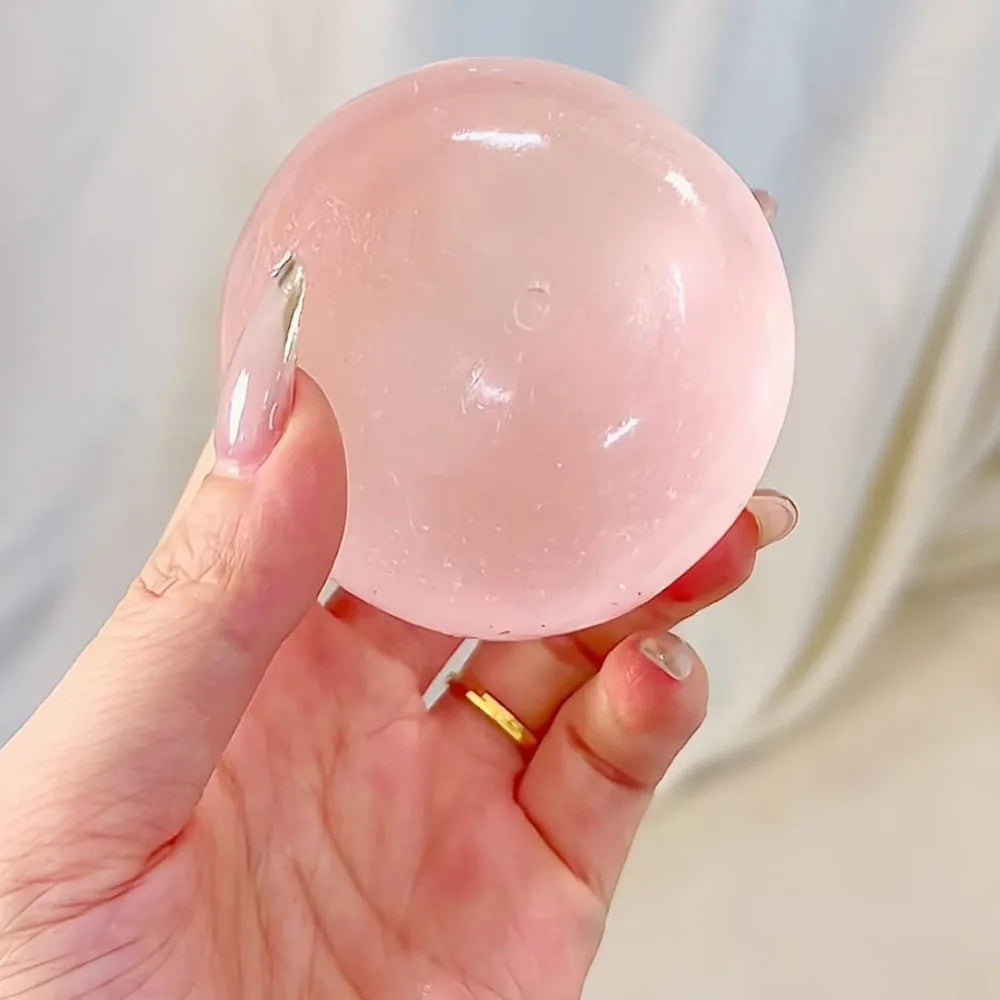 Dumpling Squishy Transparent Maltose Sphere Quick Rebound Stress Relief Squeeze Ball Elastic Pocket Sized Hand Grip Accessory