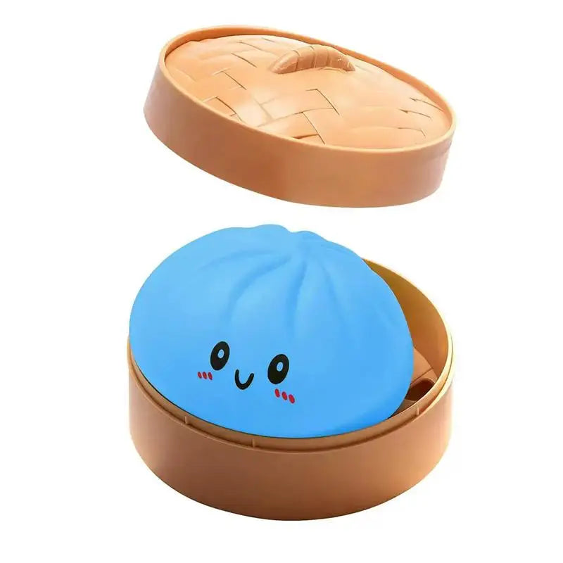 Cute Squishy Dumpling Ball Simulation Stress Relief Toy Soft Slow Rebound for School Office Desk Relaxation
