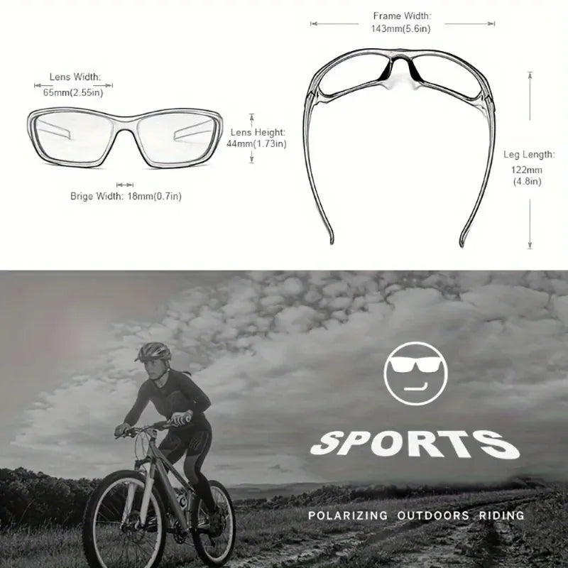 1/3pcs Advanced Cool Fantasy Surround Fashion Glasses,Men's and Women's Outdoor Sports,Cycling,Fishing,Hiking Sunglasses