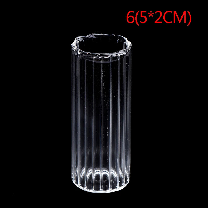 Miniature Glass Vase — Dollhouse & Shelf Decor