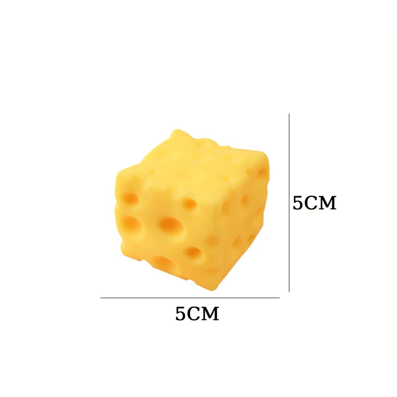 5/7/11CM Cheese Squeeze Toy Extra Large Size Cheese Giant Squishy Fidget Toys Slow Rebound Shapeable Venting Ball Adults Gifts