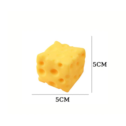 5/7/11CM Cheese Squeeze Toy Extra Large Size Cheese Giant Squishy Fidget Toys Slow Rebound Shapeable Venting Ball Adults Gifts