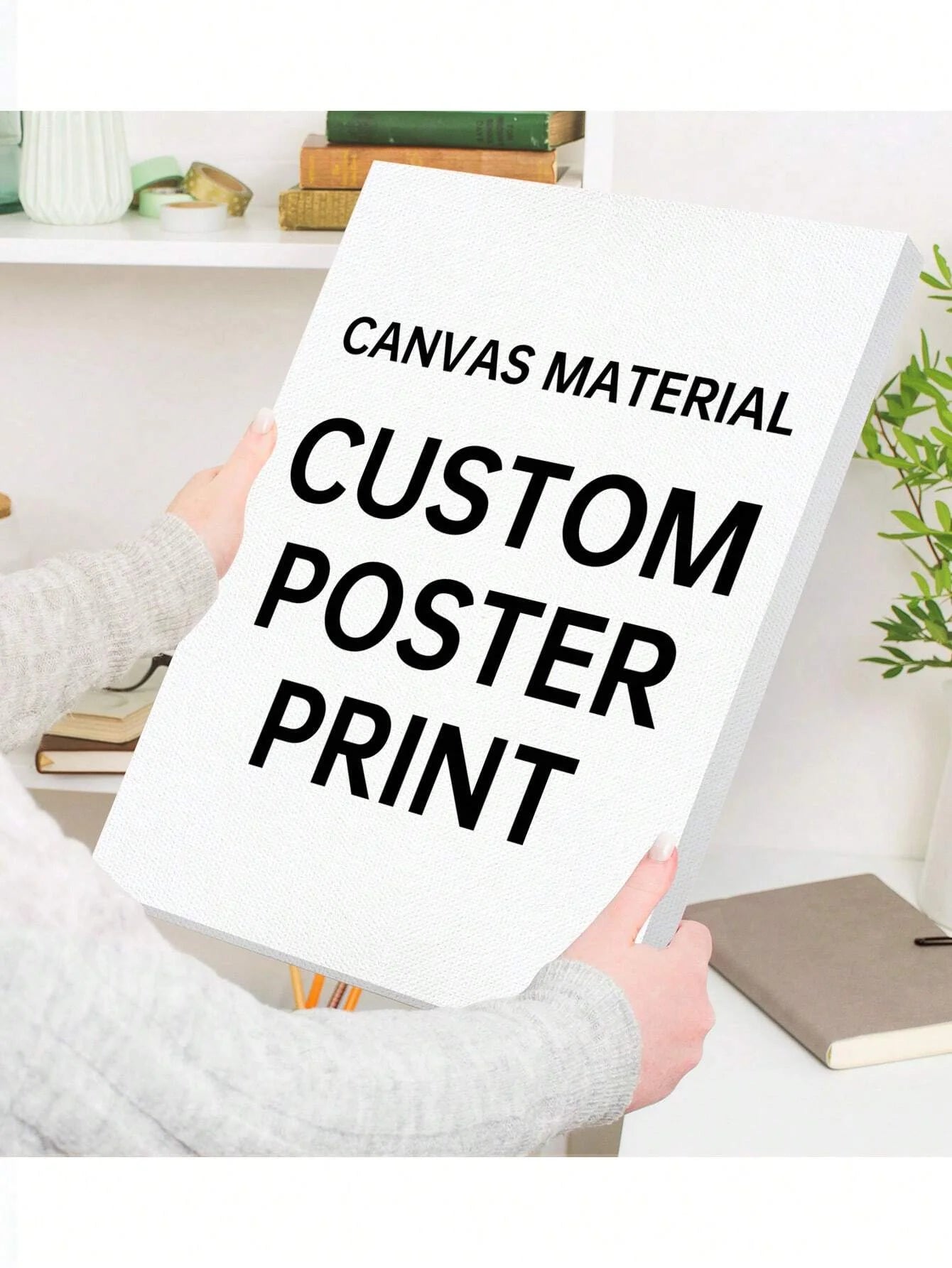 Customizable Canvas Poster With Frame, Customize Your Photo, Perfect Gift For Friends And Family, Wall Art, Home Decor