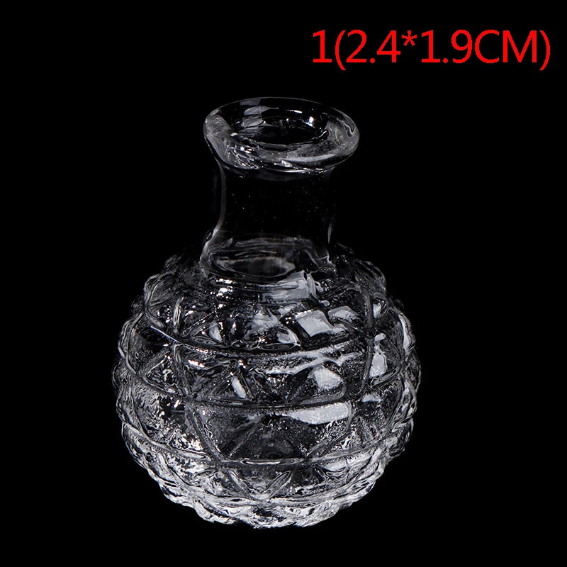 Miniature Glass Vase — Dollhouse & Shelf Decor