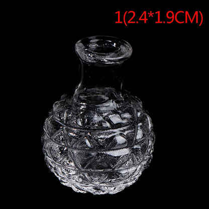 Miniature Glass Vase — Dollhouse & Shelf Decor