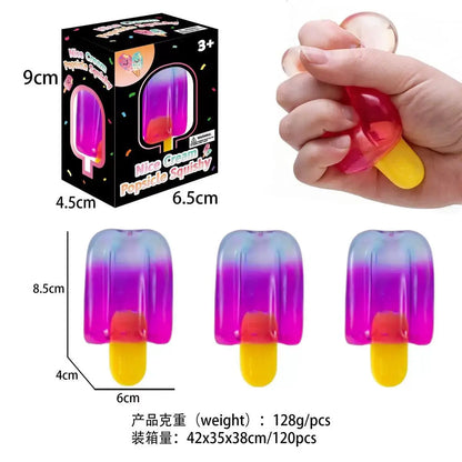 Squishy Sensory Cube Toy Soft Squeeze Fidget Stress Relief Nice Cube Style Anti Anxiety Desk Toy for Kids Teens Adults