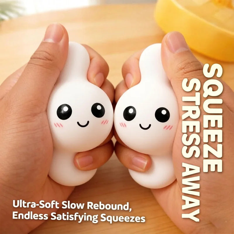 Giant Simulation Steamed Stuffed Bun Glitter Dumpling Squishy With Box Dumplings Sensory Squeeze Toy Kids Gift For Stress Relief
