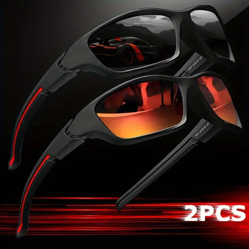 1/3pcs Advanced Cool Fantasy Surround Fashion Glasses,Men's and Women's Outdoor Sports,Cycling,Fishing,Hiking Sunglasses