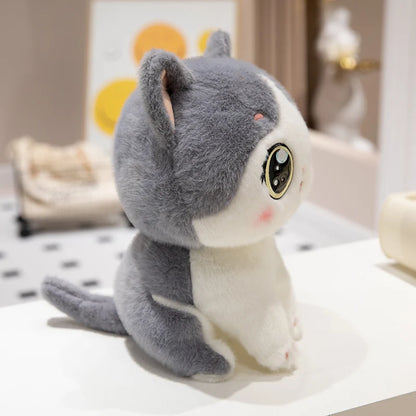 24/35cm Interesting Creative Cute All Size Cat Soft Plush Toys Smoothing Dolls Sofa Decoration Girls Birthday Christmas  Gifts