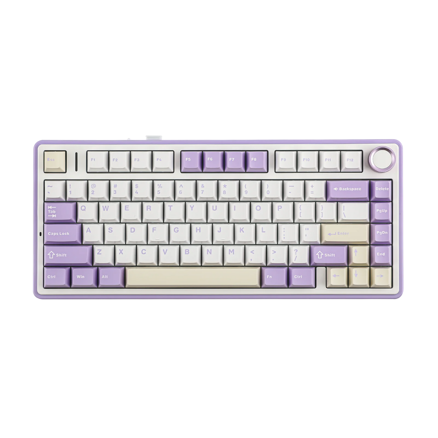 EPOMAKER X AULA F75 75% ANSI Hot-Swap Gasket Bluetooth 5.0/2.4G Wireless/Wired Mechanical Keyboard PBT Keycaps for Mac/Win