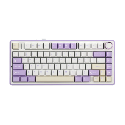 EPOMAKER X AULA F75 75% ANSI Hot-Swap Gasket Bluetooth 5.0/2.4G Wireless/Wired Mechanical Keyboard PBT Keycaps for Mac/Win