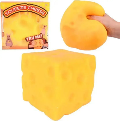 7CM 2026 New Hot Decompression Soft Cheese Block-Yellow, Plastic Decompression Toy with Squeezing Function Gifts
