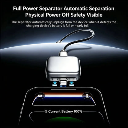 Type-C Fully Charged Smart Separator Auto Power-Off Overcharge Protection 140W PD Fast Charging Fully Charged Power-off Adapter
