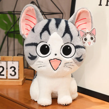 24/35cm Interesting Creative Cute All Size Cat Soft Plush Toys Smoothing Dolls Sofa Decoration Girls Birthday Christmas  Gifts