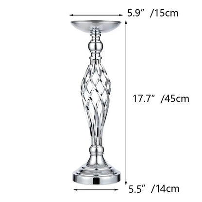 Home Table Candle Holder Arrangement Gold Iron Vase Twisted Path Candle Holder Wedding Flower Wedding Props Home Furnishings