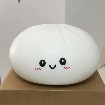 Squishy Stress Relief Dumpling Toy 25cm Oversize Cute Squeeze Sensory Toy for Adult Teen Leisure Time Use