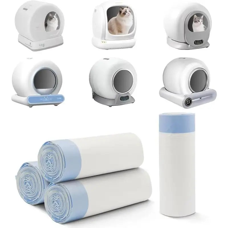 Cat Litter Box Liners — Easy Pull-and-Tie Bags