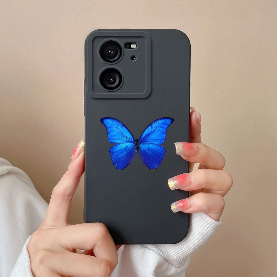 For Xiaomi 13T Pro Case Love Heart Soft Liquid Silicone Camera Protection Back Cover For Xiaomi13T 13TPro Anti Drop Phone Cases