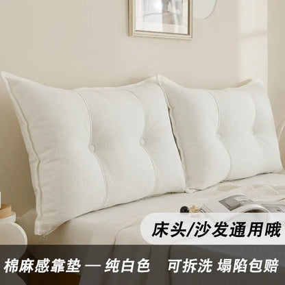 60CM Creativity Modern Headboard Cushion Living Room Sofa Backrest Lumbar Soft Bag Pillow Bedroom Reading Pillow Tatami Cushion