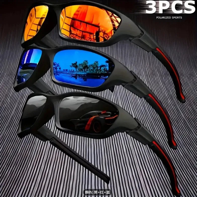 1/3pcs Advanced Cool Fantasy Surround Fashion Glasses,Men's and Women's Outdoor Sports,Cycling,Fishing,Hiking Sunglasses