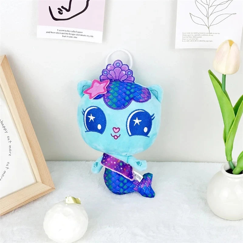 New Gabby Dollhouse Plush Mercat Pandy Paws Mermaid Kitty Fairy Catrat Cakey Car Cat Baby Box Plushie Stuffed Doll Fans Kid Gift