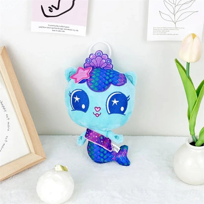 New Gabby Dollhouse Plush Mercat Pandy Paws Mermaid Kitty Fairy Catrat Cakey Car Cat Baby Box Plushie Stuffed Doll Fans Kid Gift