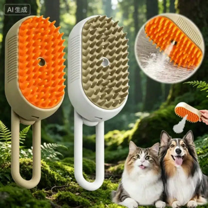 CoatEase — Misting Grooming Brush for Cats & Dogs