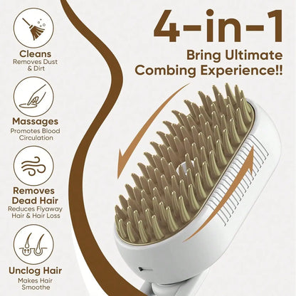 CoatEase — Misting Grooming Brush for Cats & Dogs